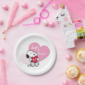 Snoopy Hugs & Kisses Papieren Bordje (Feest)