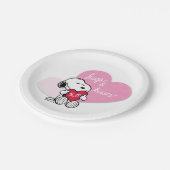 Snoopy Hugs & Kisses Papieren Bordje (Gekanteld)