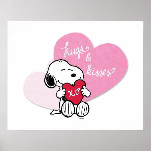 Snoopy Hugs & Kisses Poster (Voorkant)