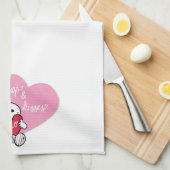Snoopy Hugs & Kisses Theedoek (Quarter Fold)
