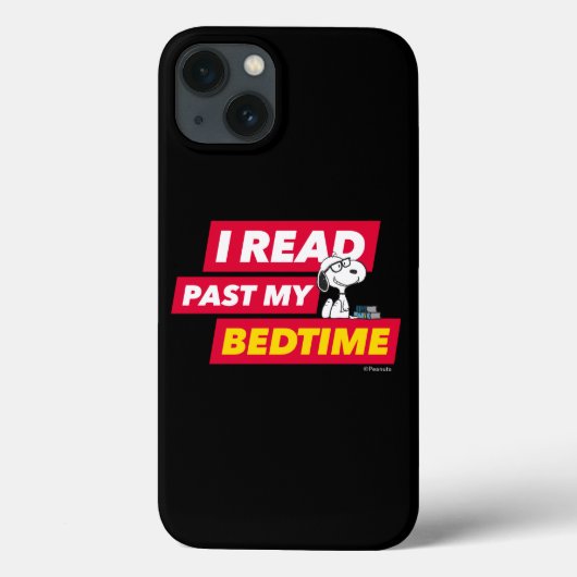 Snoopy "Ik heb mijn bedtijd gelezen" Case-Mate iPhone Case (Achterkant)