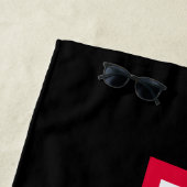 Snoopy "Ik heb mijn bedtijd gelezen" Strandlaken (In situ)