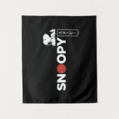 Snoopy Japanse Typografie Grafisch 2 Wandkleed (Voorkant)