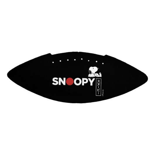 Snoopy Japanse Typografie Grafisch American Football (Paneel)