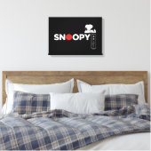 Snoopy Japanse Typografie Grafisch Canvas Afdruk (Insitu (Slaapkamer))
