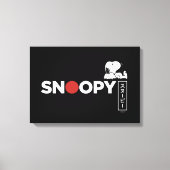 Snoopy Japanse Typografie Grafisch Canvas Afdruk (Voorkant)