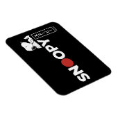 Snoopy Japanse Typografie Grafisch Magneet (Rechterzijde)