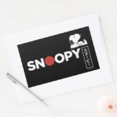 Snoopy Japanse Typografie Grafisch Rechthoekige Sticker (Envelop)