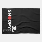 Snoopy Japanse Typografie Grafisch Theedoek (Horizontaal)