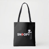 Snoopy Japanse Typografie Grafisch Tote Bag (Voorkant)