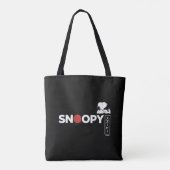 Snoopy Japanse Typografie Grafisch Tote Bag (Achterkant)