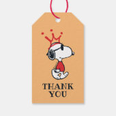 Snoopy - Joe Cool Crown Cadeaulabel (Achterkant)
