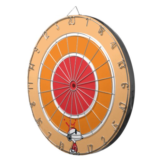 Snoopy - Joe Cool Crown Dartbord (Voorkant Rechts)