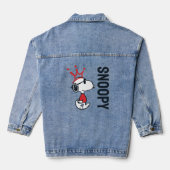 Snoopy - Joe Cool Crown Denim Jacket (Achterkant)