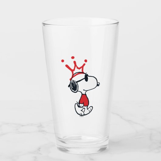 Snoopy - Joe Cool Crown Glas (Voorkant)