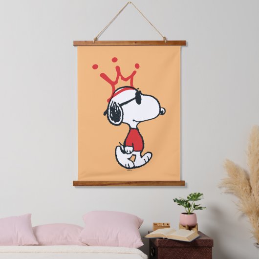 Snoopy - Joe Cool Crown Hangend Wandkleed (Slaapkamer)