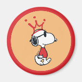 Snoopy - Joe Cool Crown Magneet (Voorkant)