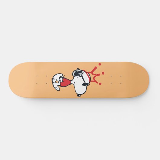Snoopy - Joe Cool Crown Persoonlijk Skateboard (Horizontaal)