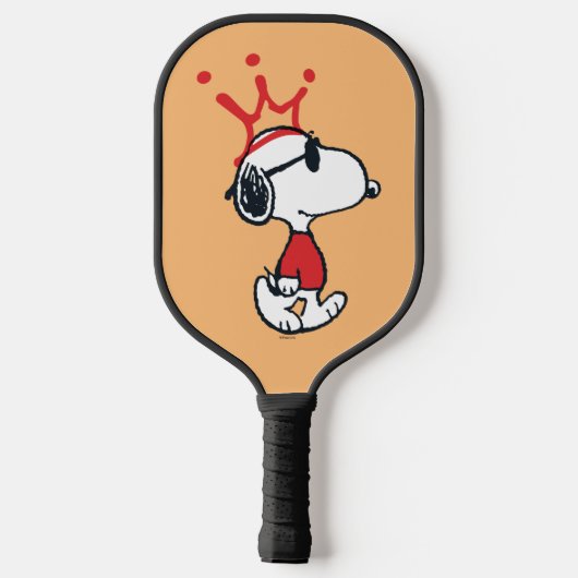 Snoopy - Joe Cool Crown Pickleball Paddle (Achterkant)