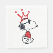 Snoopy - Joe Cool Crown Servet (Voorkant)