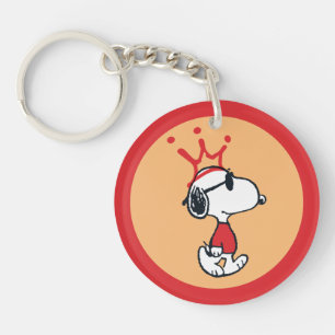 Snoopy - Joe Cool Crown Sleutelhanger
