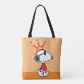 Snoopy - Joe Cool Crown Tote Bag (Achterkant)