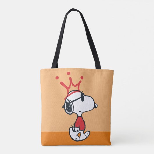 Snoopy - Joe Cool Crown Tote Bag (Achterkant)