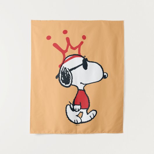Snoopy - Joe Cool Crown Wandkleed (Voorkant)