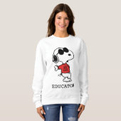 Snoopy "Joe Cool" leraar Trui (Voorkant volledig)