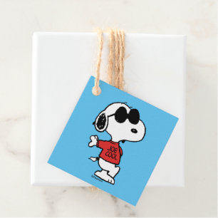 Snoopy "Joe Cool" Permanent Bedankjes Labels
