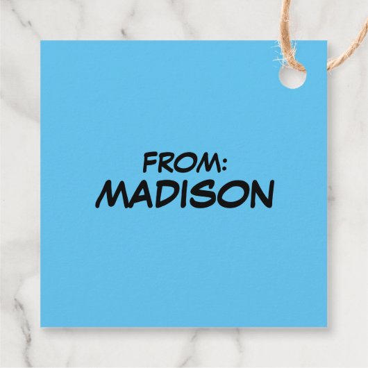 Snoopy "Joe Cool" Permanent Bedankjes Labels (Achterkant)