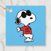 Snoopy "Joe Cool" Permanent Bedankjes Labels (Voorkant)