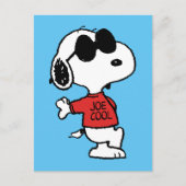 Snoopy "Joe Cool" Permanent Briefkaart (Voorkant)