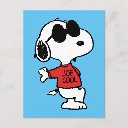 Snoopy "Joe Cool" Permanent Briefkaart (Voorkant)