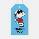 Snoopy "Joe Cool" Permanent Cadeaulabel (Voorkant)