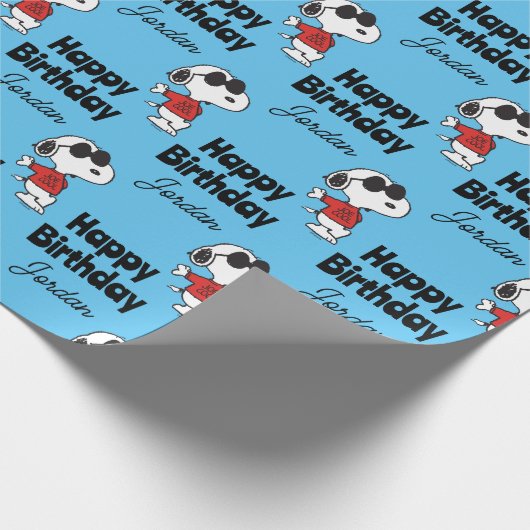 Snoopy "Joe Cool" Permanent Cadeaupapier (Hoek)