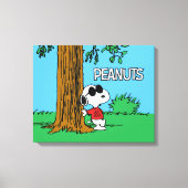 Snoopy "Joe Cool" Permanent Canvas Afdruk (Voorkant)