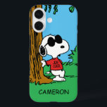 Snoopy "Joe Cool" Permanent iPhone 16 Hoesje<br><div class="desc">Kijk uit Snoopy's alter-ego Joe Cool die staat en leunt.</div>