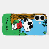 Snoopy "Joe Cool" Permanent Case-Mate iPhone Case (Achterkant (horizontaal))