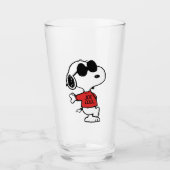 Snoopy "Joe Cool" Permanent Glas (Voorkant)