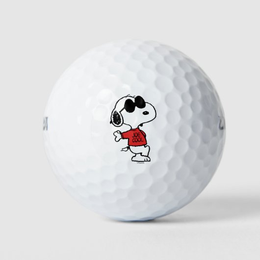 Snoopy "Joe Cool" Permanent Golfballen (Voorkant)
