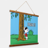 Snoopy "Joe Cool" Permanent Hangend Wandkleed (Gebogen)