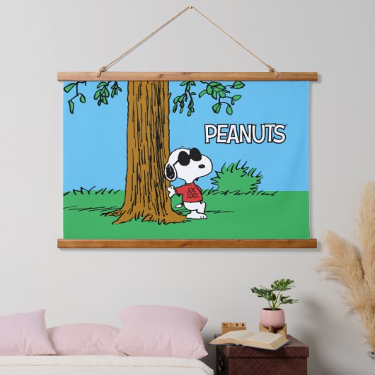 Snoopy "Joe Cool" Permanent Hangend Wandkleed (Slaapkamer)