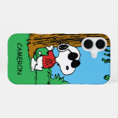 Snoopy "Joe Cool" Permanent iPhone 16 Hoesje (Achterkant horizontaal)