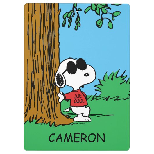 Snoopy "Joe Cool" Permanent Klembord (Achterkant)