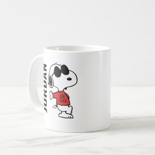 Snoopy "Joe Cool" Permanent Koffiemok (Voorkant links)