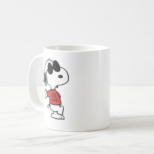Snoopy "Joe Cool" Permanent Koffiemok (Voorkant links)
