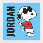Snoopy "Joe Cool" Permanent Labels (Design 1)