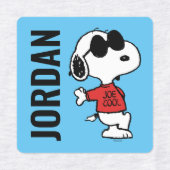 Snoopy "Joe Cool" Permanent Labels (Design 1)