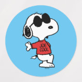 Snoopy "Joe Cool" Permanent Labels (Design 2)